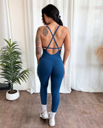 Rosalia Long Jumpsuit (Sapphire)