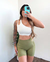 Janie Lifting Contour Shorts (Sage)