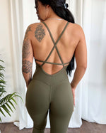 Rosalia Long Jumpsuit (Olive)
