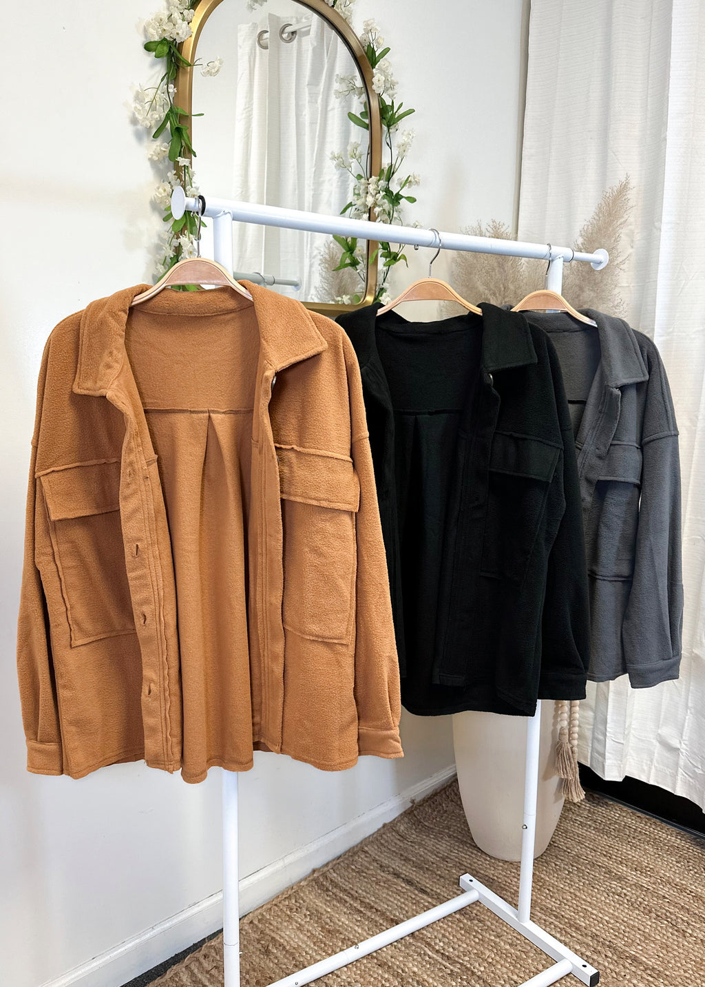 Warm Up Fleece Jacket (Black)