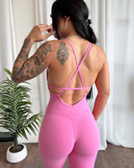 Rosalia Long Jumpsuit (Rosy Pink)