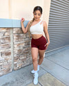 Alisa Seamless Shorts (Scarlet)