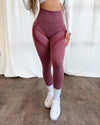 Bella Contour Leggings (Maroon)