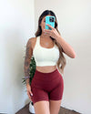 Alisa Seamless Shorts (Scarlet)