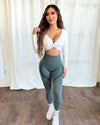 Bella Contour Leggings (Vintage Teal)
