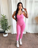 Rosalia Long Jumpsuit (Rosy Pink)