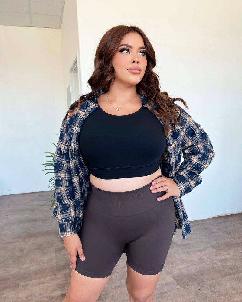 Nova Seamless Shorts (Espresso)