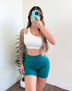 Alisa Seamless Shorts (Teal)