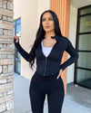 Slim Fit Active Jacket (Black)