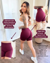 Nova Seamless Shorts (Maroon)