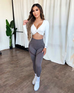 Bella Contour Leggings (Cocoa Brown)