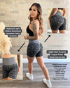 Seamless Leopard Shorts (Charcoal)