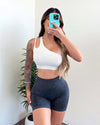 Alisa Seamless Shorts (Charcoal)