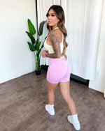 Alisa Seamless Shorts (Bubblegum)
