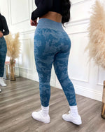 Camo Seamless Leggings (Midnight Blue)
