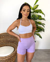 Levi Seamless Biker Shorts (Lilac)