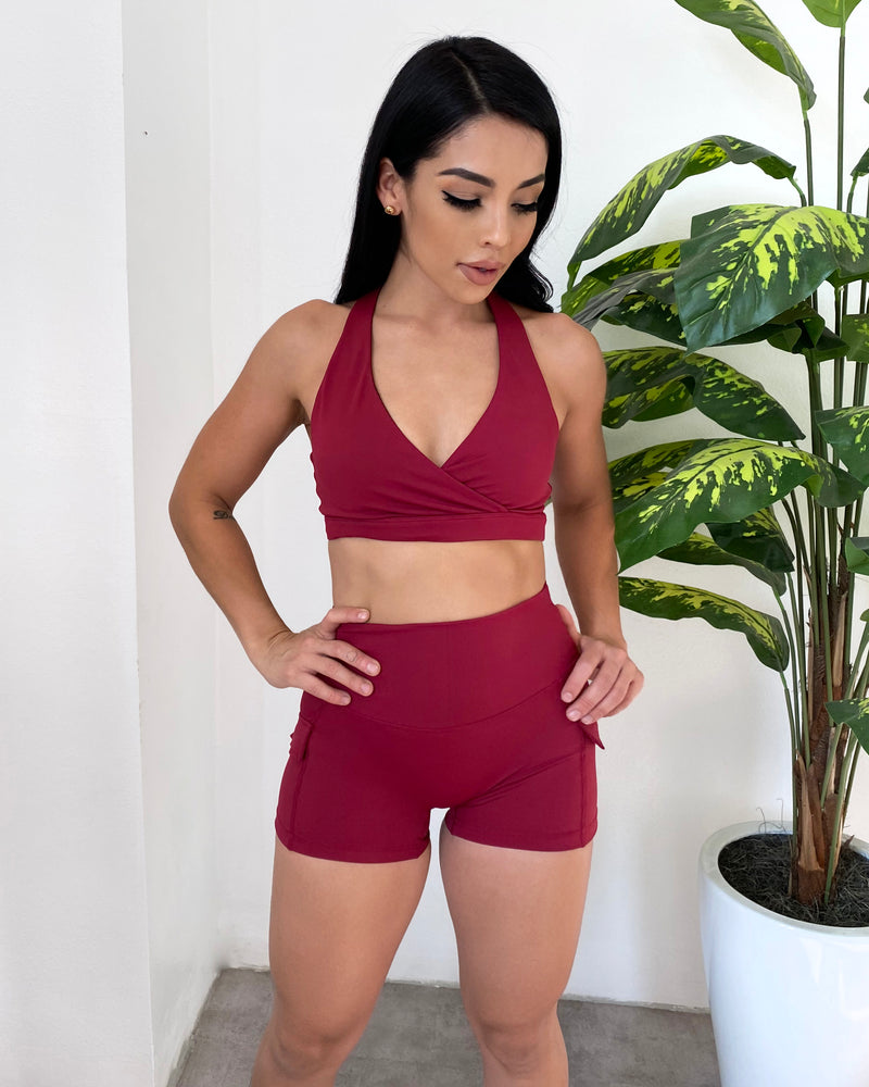 Sadie Sports Top (Ruby Red)