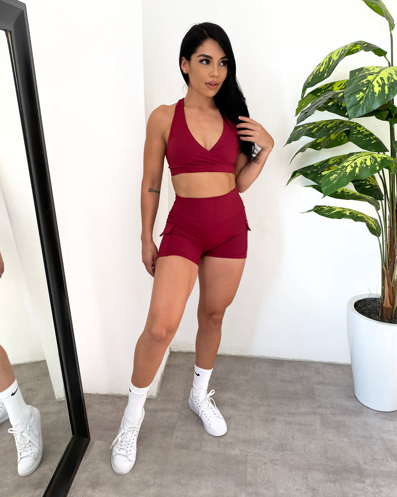 Sadie Sports Top (Ruby Red)